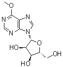 structure of CAS# 5746-29-2, 6-O-Methylinosine