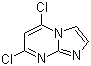 structure of CAS# 57473-32-2, 5,7-二氯咪唑并[1,2-a]嘧啶