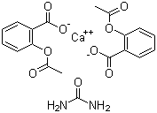 CAS 登录号：5749-67-7, 卡巴匹林钙, 阿司匹林钙脲, 乙酰水杨酸钙脲