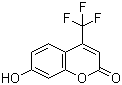 structure of CAS# 575-03-1, 7-羟基-4-三氟甲基香豆素
