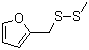 CAS # 57500-00-2, Methyl furfuryl disulfide, Methyl furfuryl disulphide, Furfuryl methyl disulfide