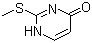 2-Methylthio-4-pyrimidinol  molecular structure (CAS 5751-20-2)