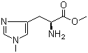 structure of CAS# 57519-09-2, N'-Methyl-L-histidine methyl ester