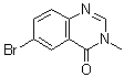 structure of CAS# 57573-59-8, 6-溴-3-甲基喹唑啉-4(3H)-酮