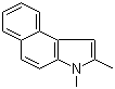 structure of CAS# 57582-31-7, 1,2-Dimethylbenz[e]indole