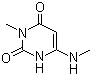 CAS # 5759-63-7, 3-Methyl-6-methylaminouracil, 3-Methyl-6-(Methylamino)-uracil