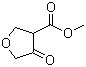 structure of CAS# 57595-23-0, 4-氧代四氢呋喃-3-羧酸甲酯