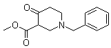 CAS # 57611-47-9, Methyl 1-benzyl-4-oxo-3-piperidinecarboxylate, N-Benzyl-4-oxonipecotic acid methyl ester, 1-Benzyl-4-oxopiperidine-3-carboxylic acid methyl ester, 1-Benzyl-3-(methoxycarbonyl)-4-piperidone, Methyl 1-benzyl-4-oxonipecotate, N-Benzyl-3-methoxycarbonyl-4-piperidone