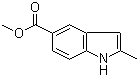 structure of CAS# 57663-18-0, 2-Methyl-1H-indole-5-carboxylic acid methyl ester