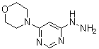 4-(6-Hydrazinyl-4-pyrimidinyl)morpholine molecular structure (CAS 5767-36-2)