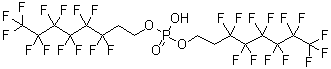 CAS # 57677-95-9, Bis[2-(perfluorohexyl)ethyl] phosphate, Bis(3,3,4,4,5,5,6,6,7,7,8,8,8-tridecafluoro-1-octanol) hydrogen phosphate