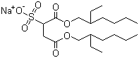 Docusate sodium  molecular structure (CAS 577-11-7)