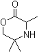 CAS # 57765-62-5, 3,5,5-Trimethyl-2-morpholinone
