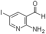 structure of CAS# 578007-67-7, 2-氨基-5-碘吡啶-3-甲醛