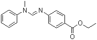 structure of CAS# 57834-33-0, Ethyl 4-[[(methylphenylamino)methylene]amino]benzoate