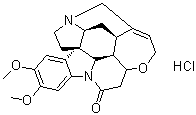 structure of CAS# 5786-96-9, Brucine hydrochloride