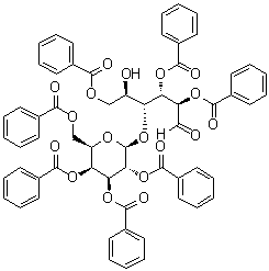 CAS 登录号：578730-39-9, 4-O-(2,3,4,6-四-O-苯甲酰基-beta-D-吡喃半乳糖基)-D-葡萄糖 2,3,6-三苯甲酸酯