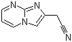 structure of CAS# 57892-72-5, 咪唑并[1,2-a]嘧啶-2-乙腈