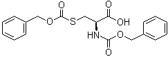 structure of CAS# 57912-35-3, N,S-双(苄氧羰基)-L-半胱氨酸