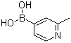 structure of CAS# 579476-63-4, 2-甲基-4-吡啶硼酸