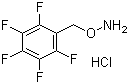 structure of CAS# 57981-02-9, O-(Pentafluorobenzyl)hydroxyamine hydrochloride