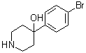 structure of CAS# 57988-58-6, 4-(4-溴苯基)-4-哌啶醇