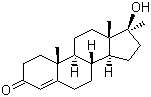 17-Methyltestosterone molecular structure (CAS 58-18-4)