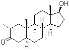 structure of CAS# 58-19-5, Dromostanolone