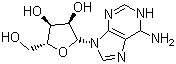 Adenosine molecular structure (CAS 58-61-7)