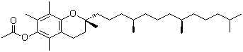 D-alpha-Tocopheryl acetate molecular structure (CAS 58-95-7)
