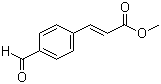 structure of CAS# 58045-41-3, Methyl (E)-3-(4-formylphenyl)acrylate