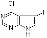 structure of CAS# 582313-57-3, 4-氯-5-氟-7H-吡咯并[2,3-d]嘧啶