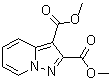 structure of CAS# 5825-71-8, 吡唑并[1,5-a]吡啶-2,3-二甲酸二甲酯