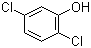 structure of CAS# 583-78-8, 2,5-二氯苯酚