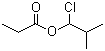 structure of CAS# 58304-65-7, 丙酸-1-氯异丁酯
