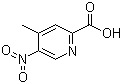 structure of CAS# 5832-43-9, 4-甲基-5-硝基吡啶-2-羧酸