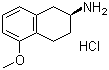 structure of CAS# 58349-17-0, (S)-2-氨基-5-甲氧基四氢萘盐酸盐
