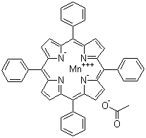 CAS # 58356-65-3, Acetato(tetraphenylporphinato)manganese, 5,10,15,20-Tetraphenylporphyrinatomanganese(III) acetate, Manganese(III) acetate meso-tetraphenylporphine
