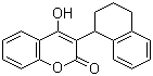 CAS 登录号：5836-29-3, 4-羟基-3-(1,2,3,4-四氢-1-萘基)香豆素, 杀鼠醚, 杀鼠迷, 杀鼠萘