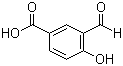 3-Formyl-4-hydroxybenzoic acid molecular structure (CAS 584-87-2)
