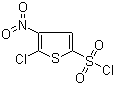 structure of CAS# 58457-24-2, 2-氯-3-硝基噻吩-5-磺酰氯