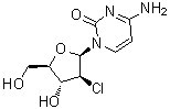 CAS 登录号：58461-30-6, 4-氨基-1-(2-氯-2-脱氧-beta-D-呋喃阿拉伯糖基)-2(1H)-嘧啶酮