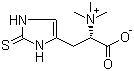 CAS # 58511-63-0, L-(+)-Ergothioneine, (S)-alpha-Carboxy-N,N,N-trimethyl-2-mercapto-1H-imidazole-4-ethanaminium inner salt