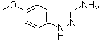 CAS # 58514-96-8, 5-(Methyloxy)-1H-indazol-3-amine, 3-Amino-5-methoxyindazole, (5-Methoxy-1H-indazol-3-yl)amine