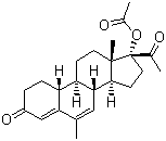 structure of CAS# 58652-20-3, 醋酸诺美孕酮