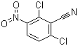 structure of CAS# 5866-98-8, 2,6-Dichloro-3-nitrobenzonitrile