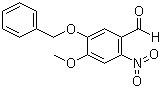 structure of CAS# 58662-50-3, 5-苄氧基-4-甲氧基-2-硝基苯甲醛