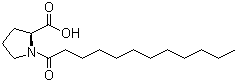 structure of CAS# 58725-39-6, N-十二碳酰基-L-脯氨酸