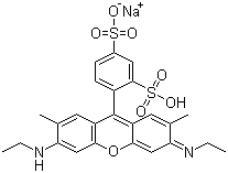 structure of CAS# 5873-16-5, Acid Red 50