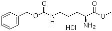 N'-Cbz-L-Ornithine methyl ester hydrochloride molecular structure (CAS 5874-75-9)